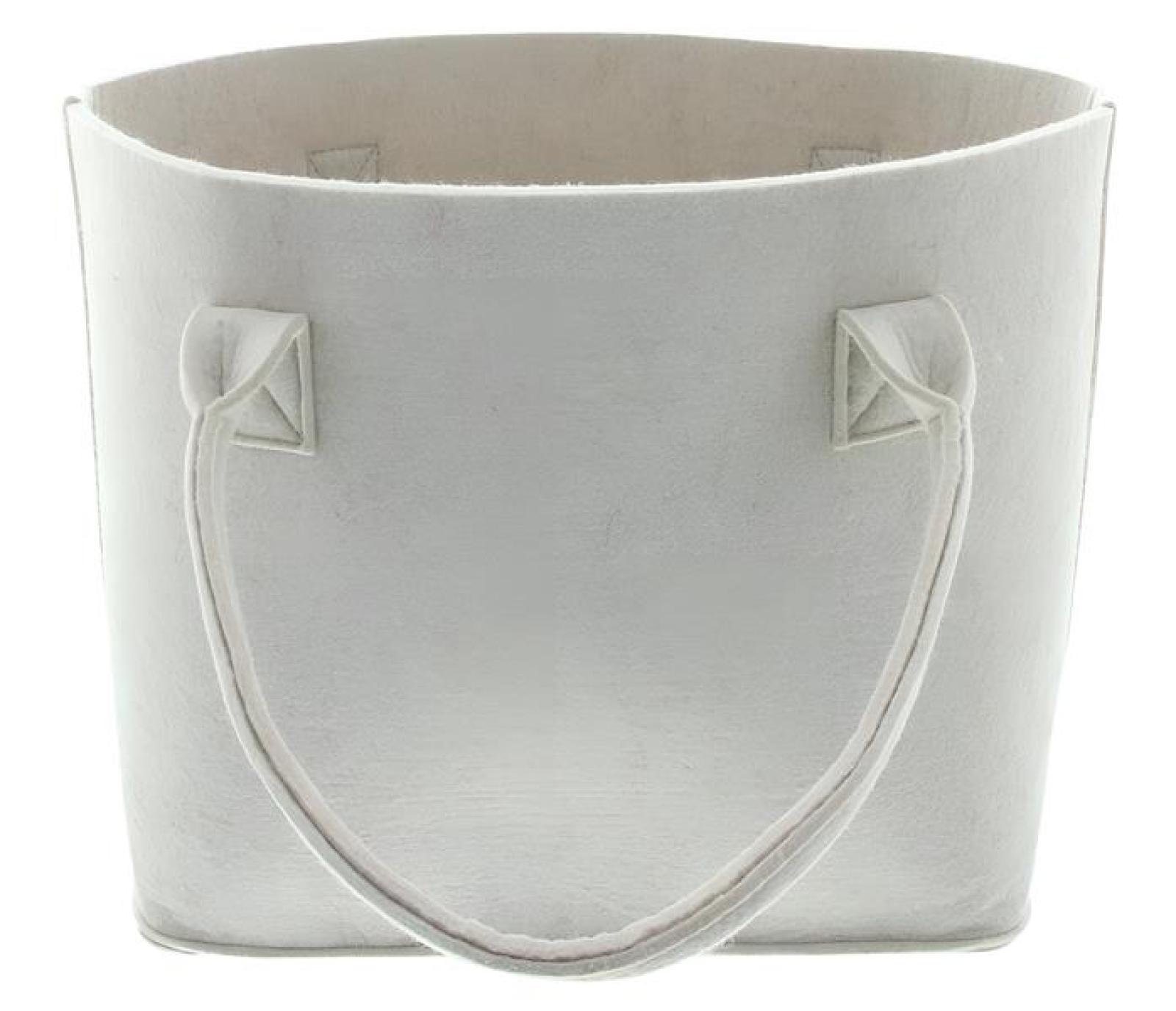 Tasche "Beige" aus Filz, bedruckt, große Einkaufstasche, Filztasche, Shopper, Tragetasche