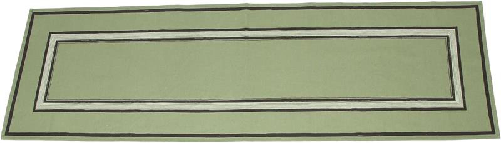 Tischläufer "Salvia verde" aus Baumwolle, 40x140 cm, grün, Tischband, Mitteldecke