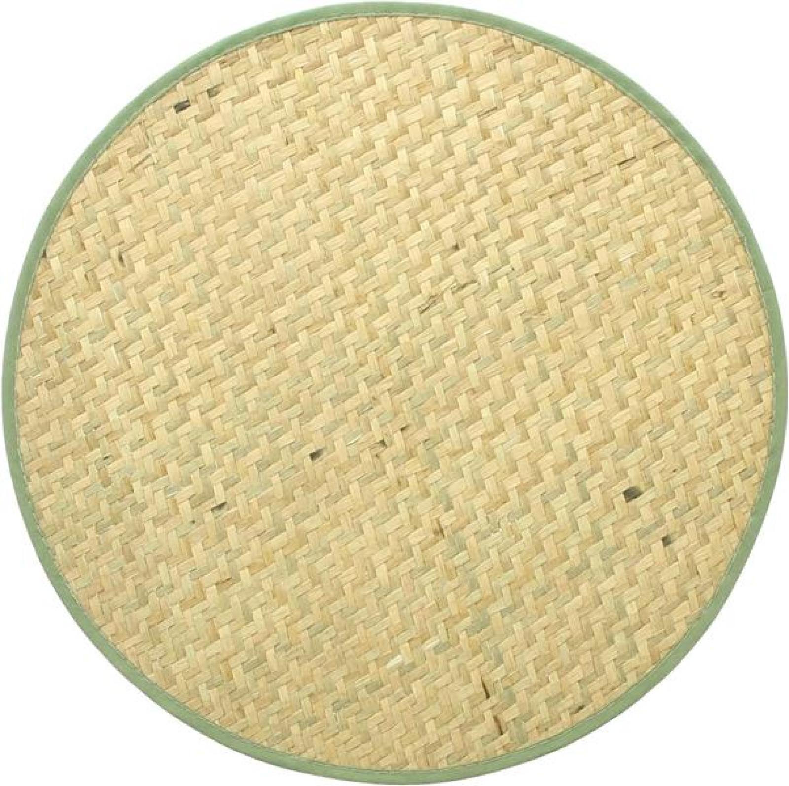 2x Platzmatte "Seegras" natur, rund, Ø 38 cm, Platzset, Tischset