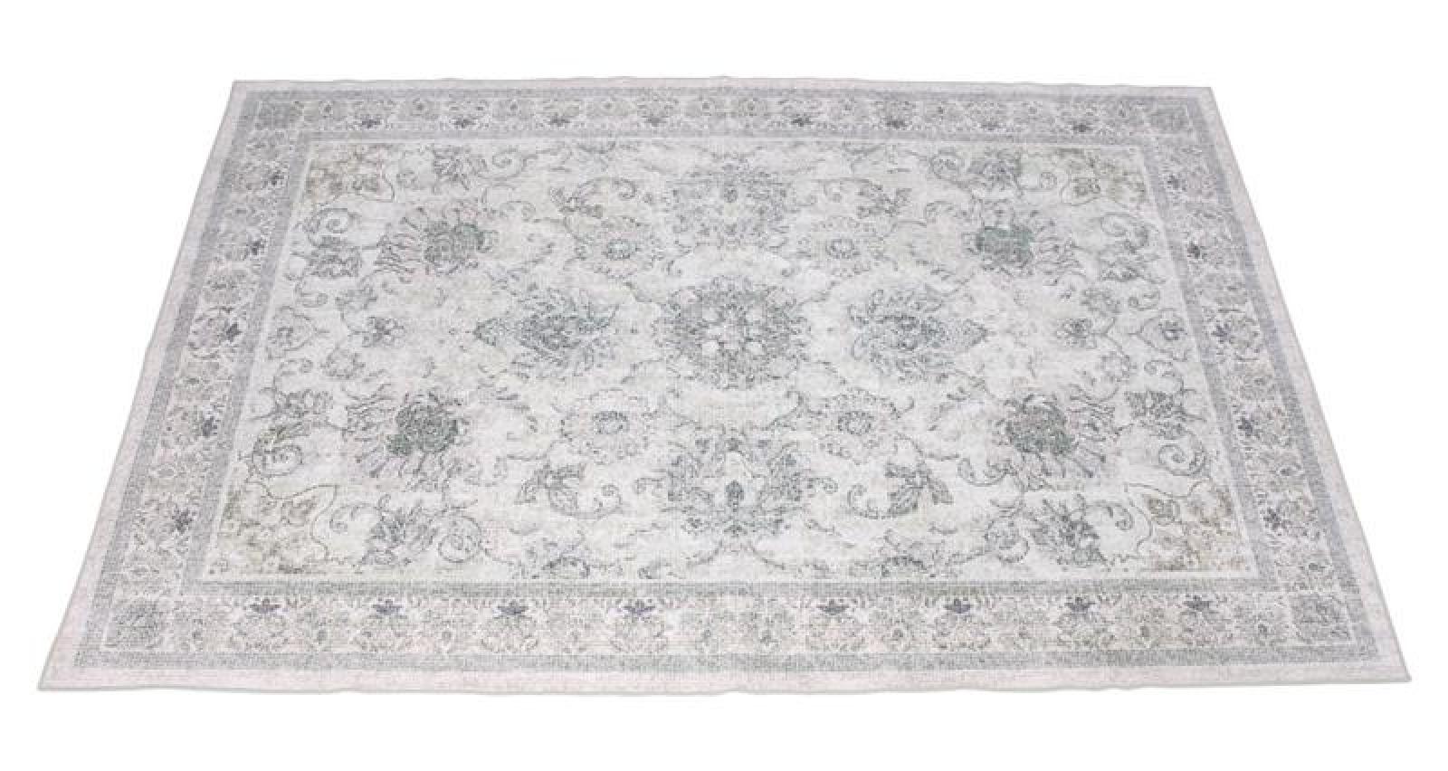 Teppich "Soft" 120 x 180 cm, beige / grau, rutschfest, Wohnzimmerteppich