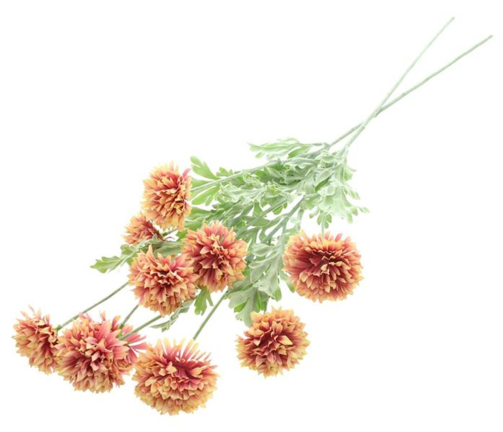 3x Kunstblume "Dahlie" 70 cm hoch, Dekozweige, Kunstpflanze, Kunstzweige