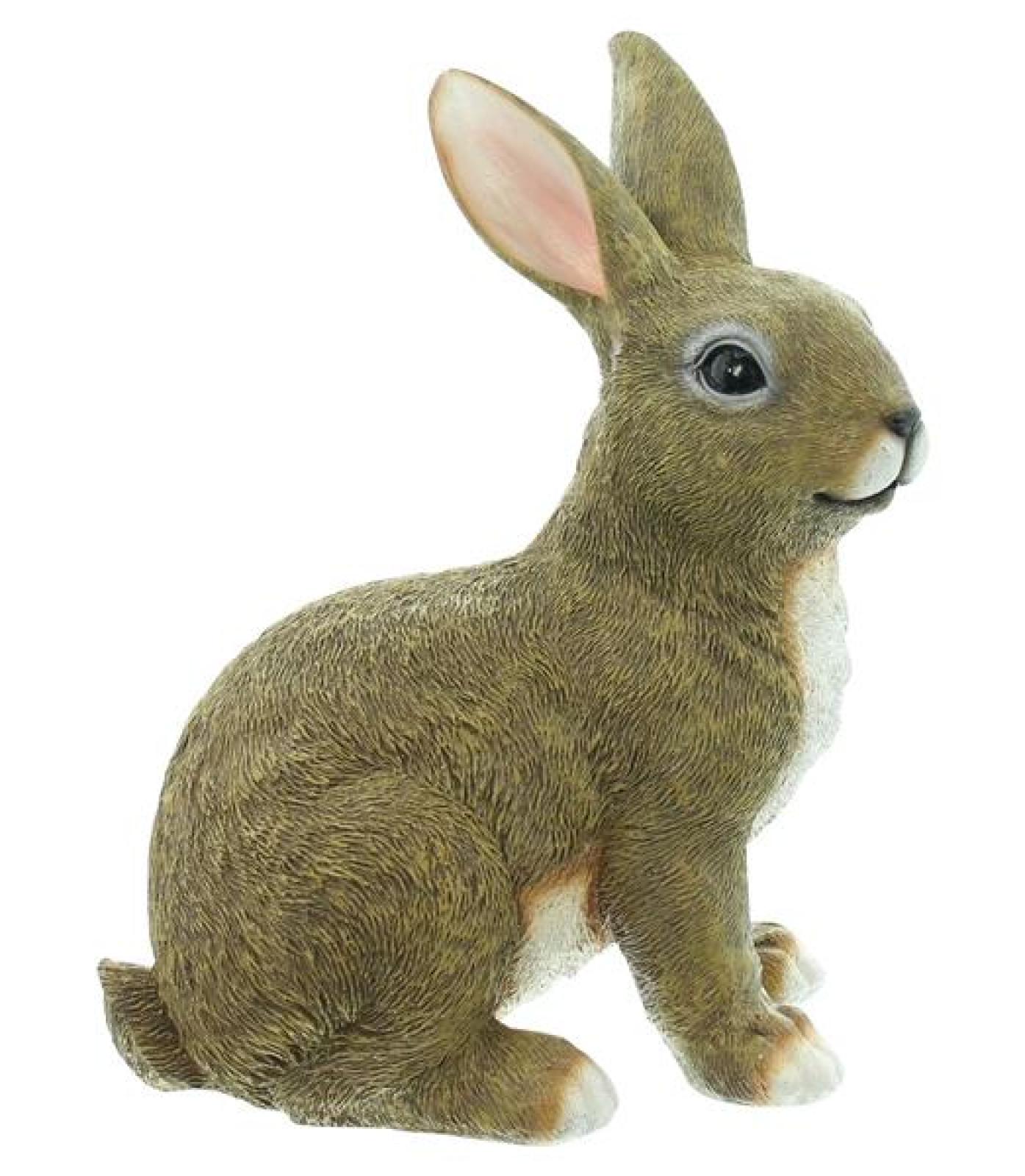 Dekofigur "Hase" aus Polyresin, 30 cm hoch, Osterdeko, Osterhase, Osterfigur