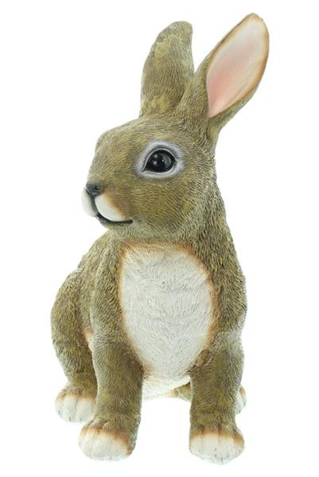 Dekofigur "Hase" aus Polyresin, 30 cm hoch, Osterdeko, Osterhase, Osterfigur