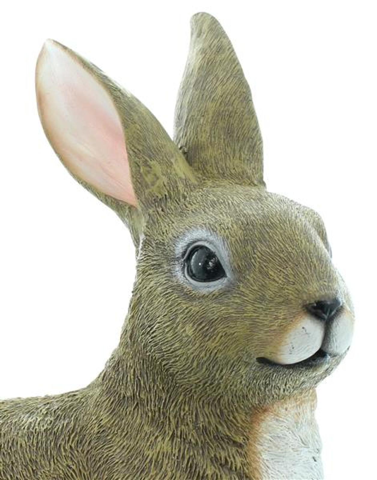 Dekofigur "Hase" aus Polyresin, 30 cm hoch, Osterdeko, Osterhase, Osterfigur