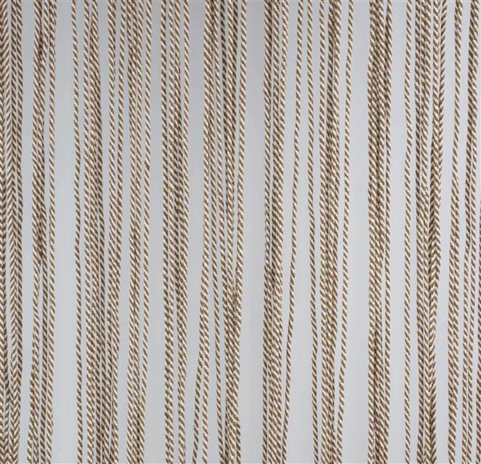 Türvorhang "Rope" aus Poly-Baumwolle, 90x200 cm, Balkontür Insektenschutz Vorhang, Fliegenvorhang, Fadenvorhang
