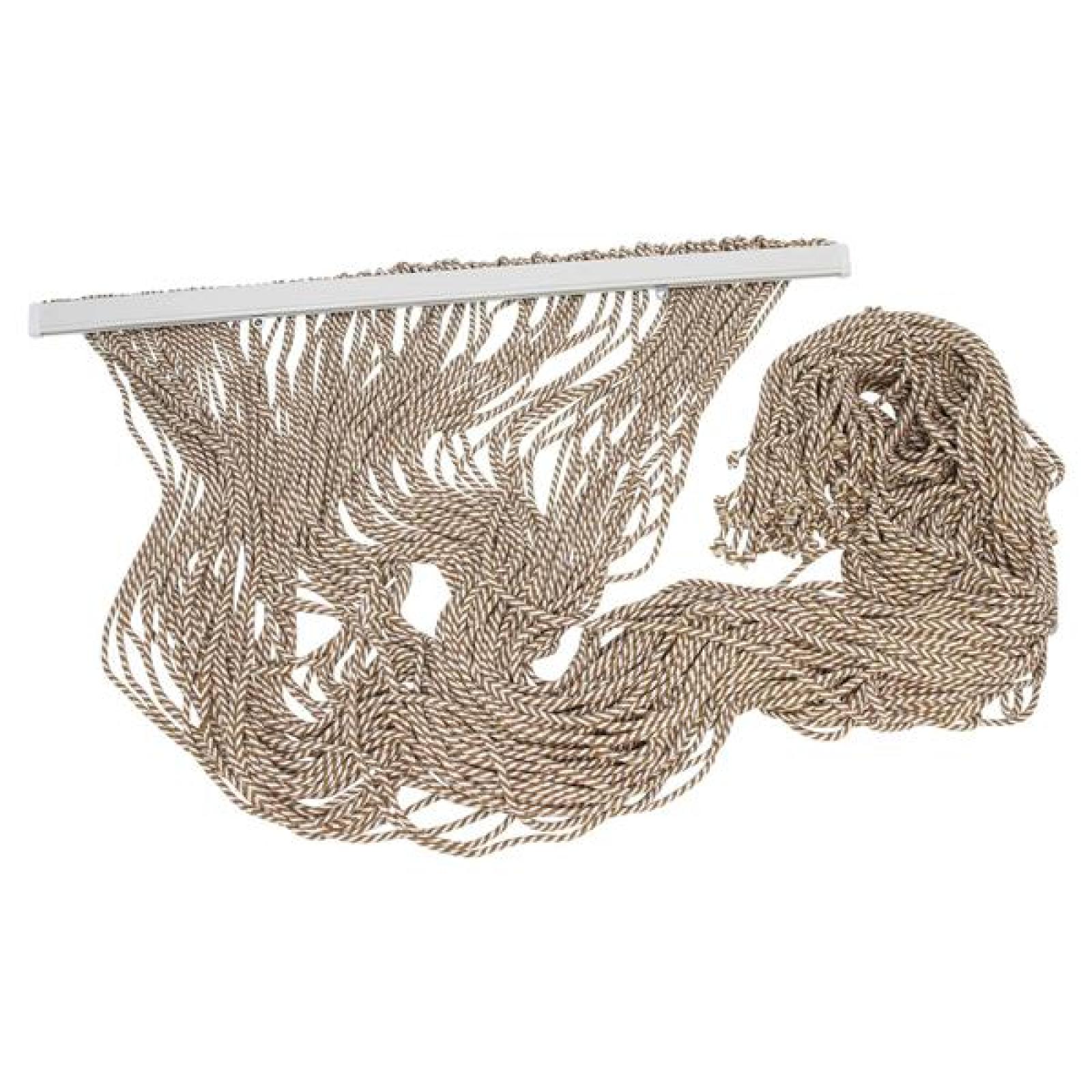 Türvorhang "Rope" aus Poly-Baumwolle, 90x200 cm, Balkontür Insektenschutz Vorhang, Fliegenvorhang, Fadenvorhang