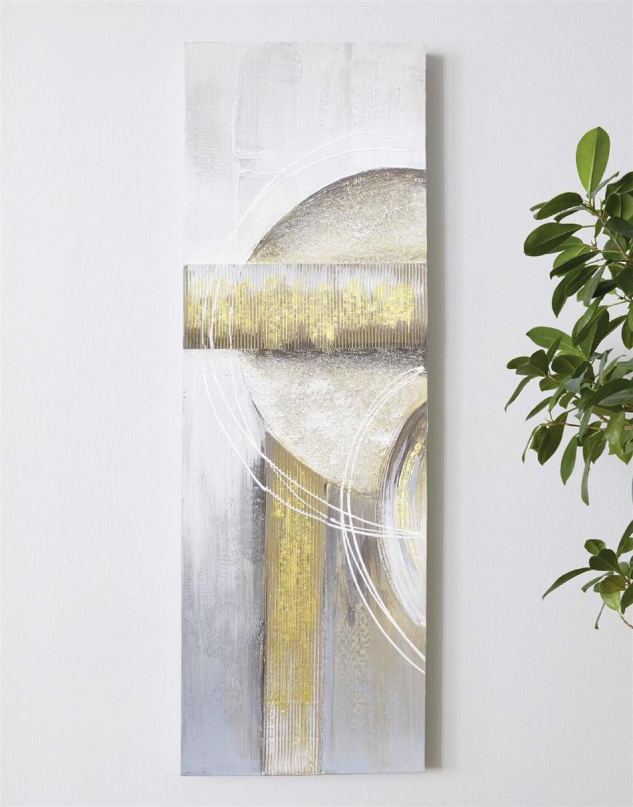 Wandbild "Modern", Leindwandbild 30 x 90 cm, Bild auf Leinwand für Wohnzimmer, Schlafzimmer, Küche, Wanddeko