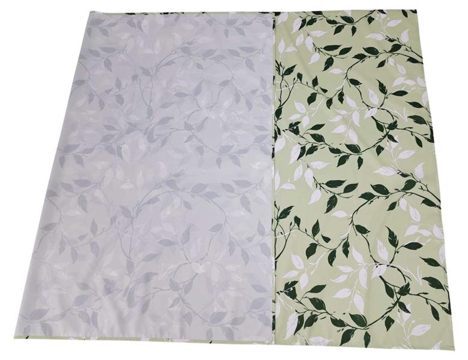Tafeldecke "Ranken" grün, 140x240 cm, Outdoor Tischdecke wetterfest, Tischtuch abwaschbar & wasserabweisend