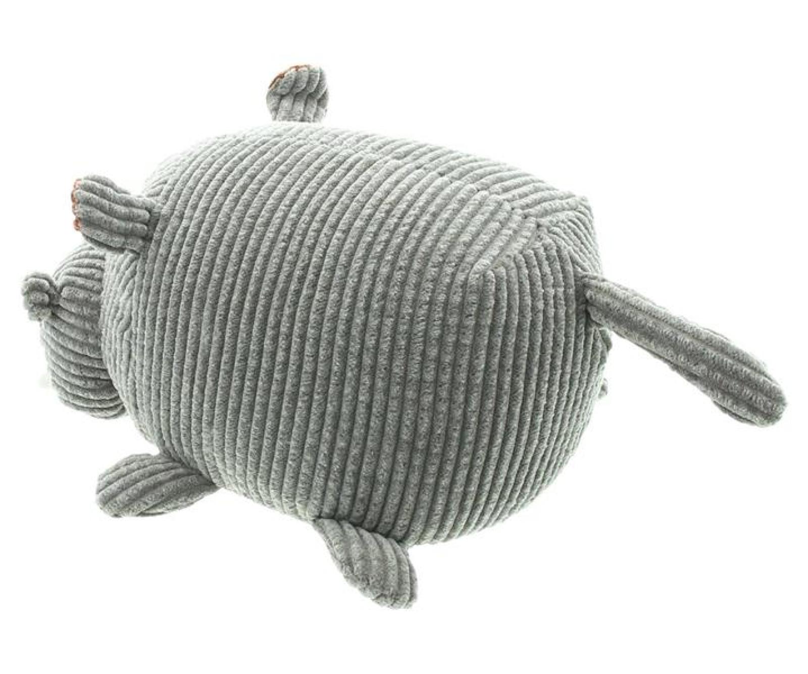 Türstopper "Hippo" aus Stoff, schwer, Türhalter Nilpferd, Boden Türpuffer, Türfeststeller Tier, Fensterstopper