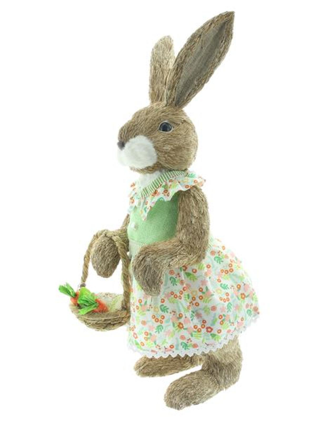 große Dekofigur "Frau Hase" 60 cm hoch, Osterhase, Osterdeko, Hasendeko