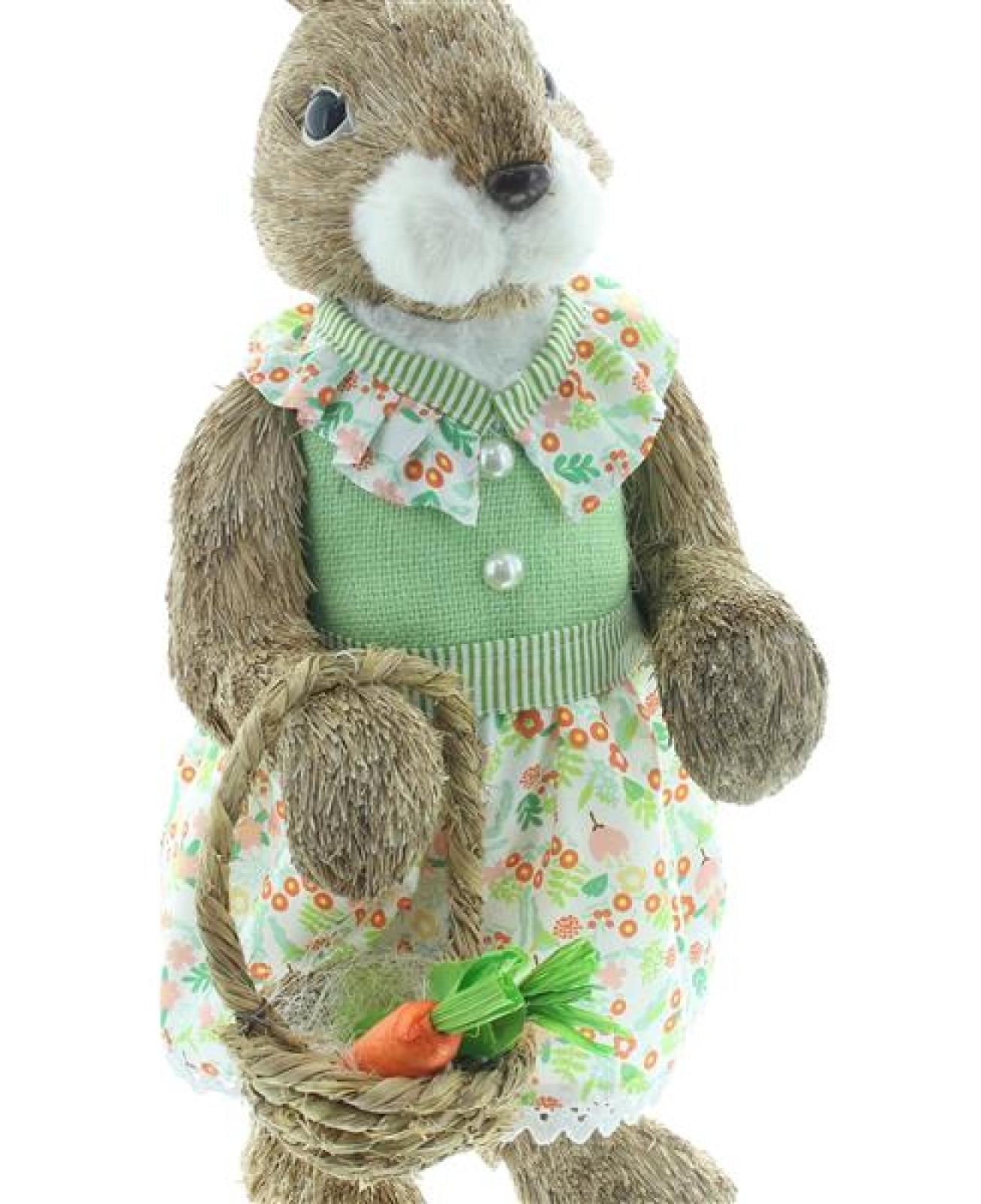 große Dekofigur "Frau Hase" 60 cm hoch, Osterhase, Osterdeko, Hasendeko
