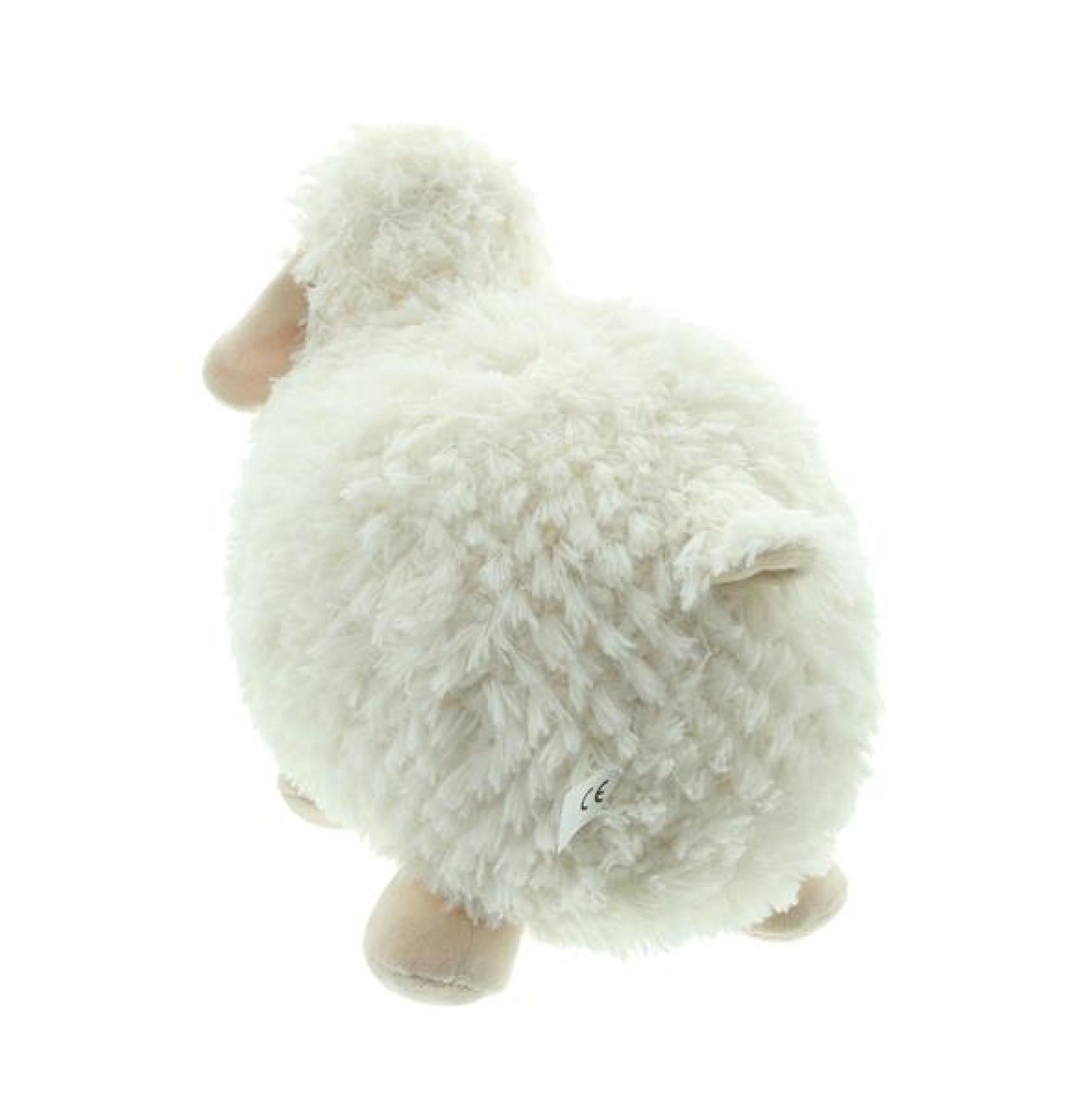 Dekofigur "Schäfchen" aus Kunstfell, flauschig weich, Deko Schaf für Ostern, Oster-Geschenk, Osterdeko