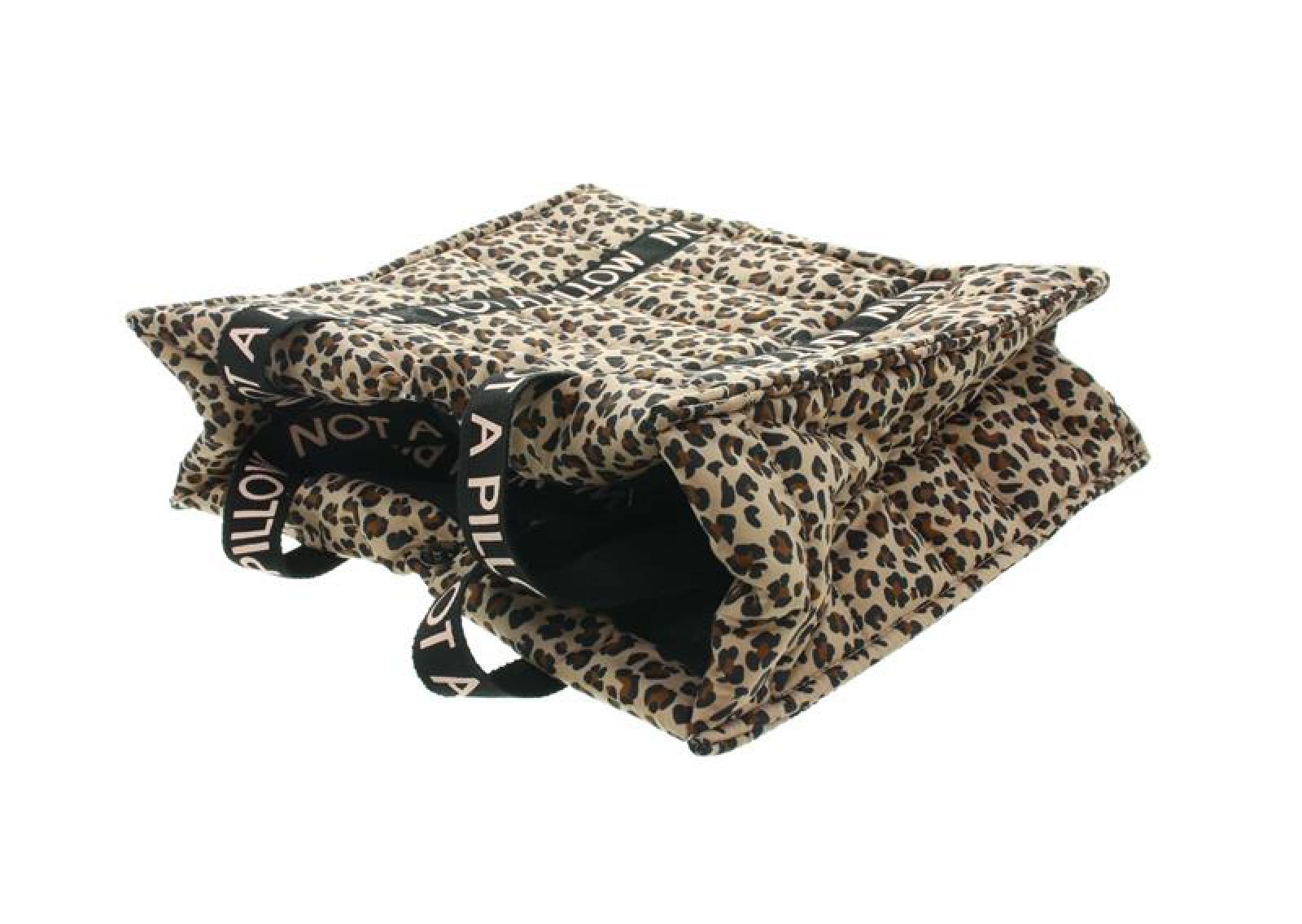 Tasche "Leo" wattiert, Shopper, Einkaufstasche Leopardenmuster, Schultertasche, Tragetasche, Leopard Handtasche, Strandtasche