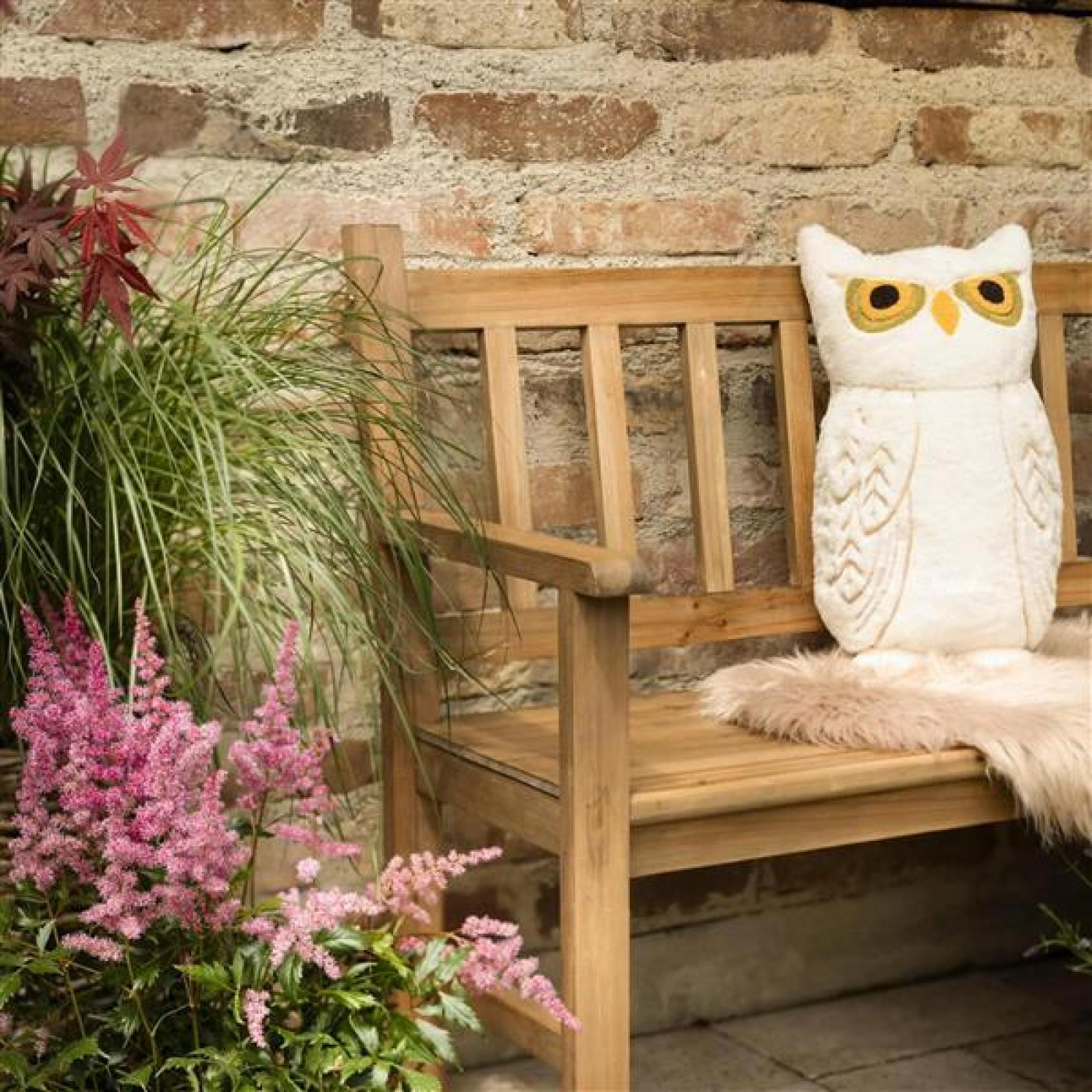 Sitzbank "Nature" aus Holz, 2-sitzer Gartenbank, Friesenbank, Holzbank, Bank für Garten, Balkon, Flur